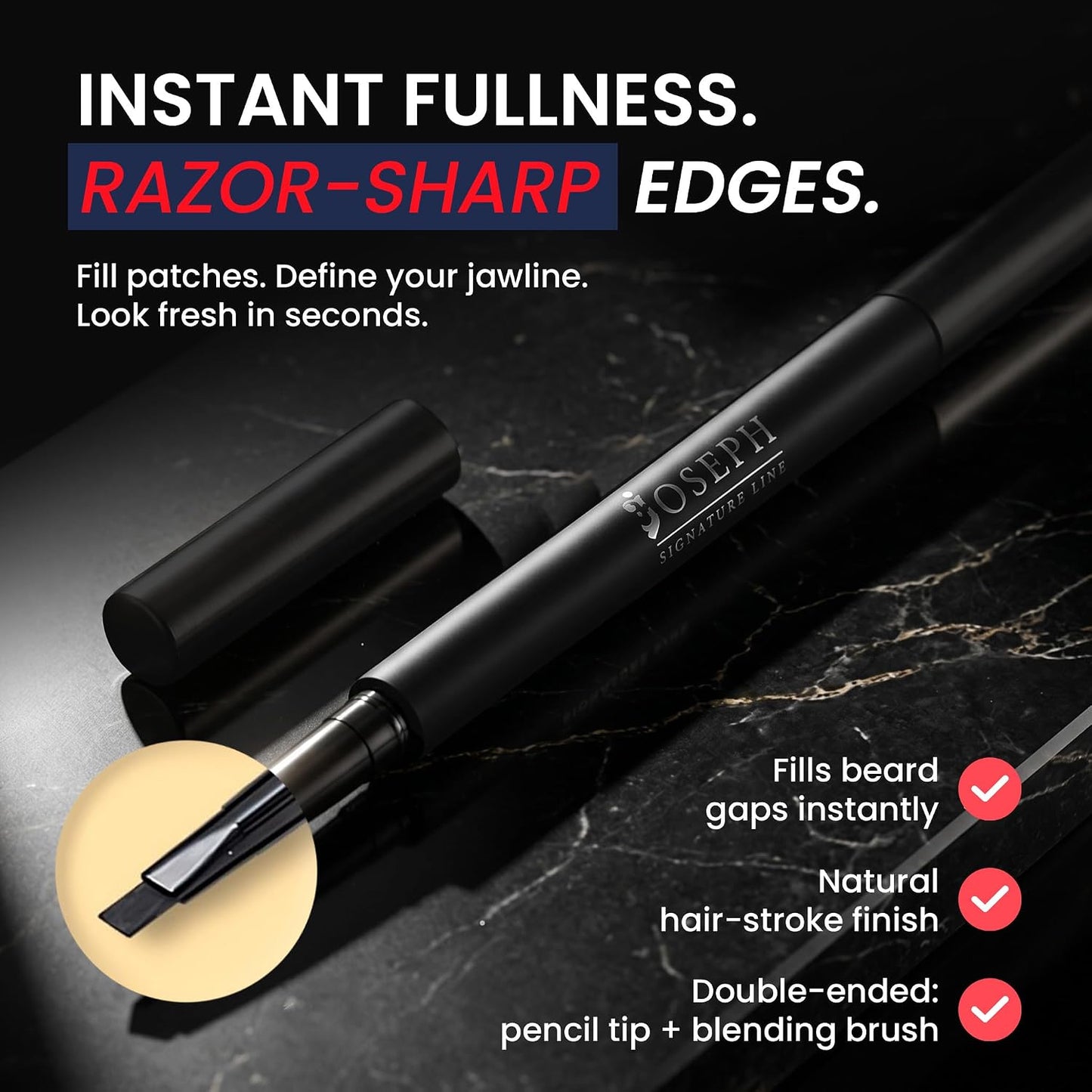 Beard Pencil Filler — Fill Gaps. Define Edges. Look Full.