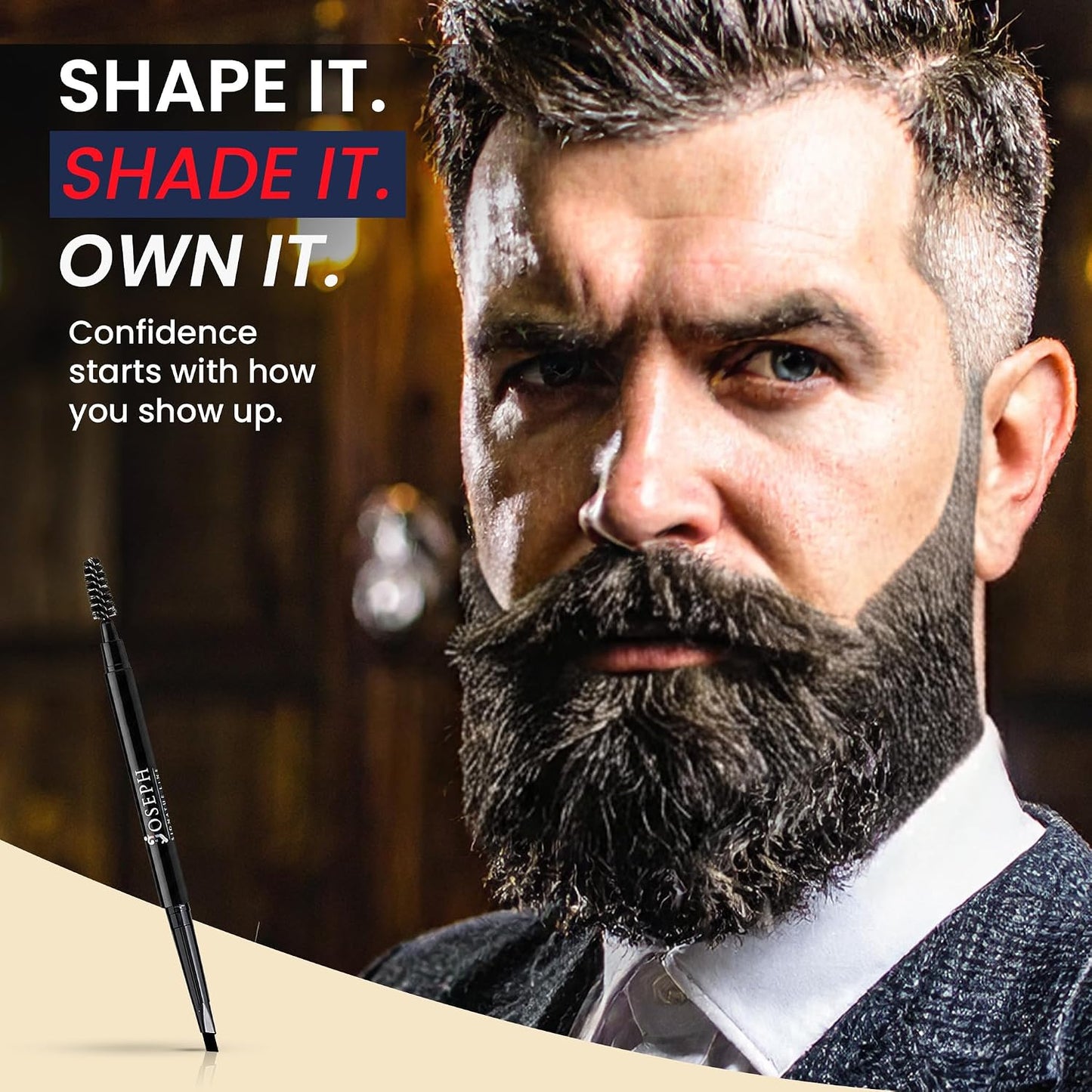 Beard Pencil Filler — Fill Gaps. Define Edges. Look Full.