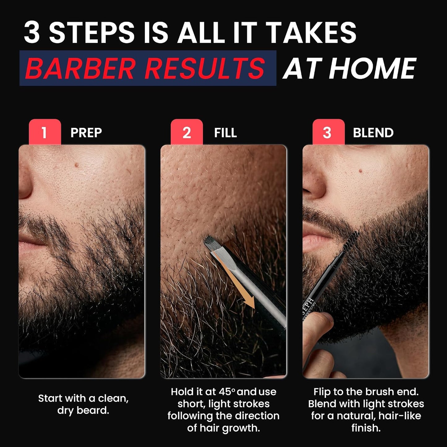 Beard Pencil Filler — Fill Gaps. Define Edges. Look Full.